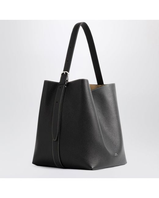 Totême Black Medium Tote Bag