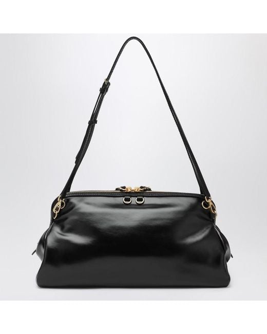 Miu Miu Black Glossy Leather Bag