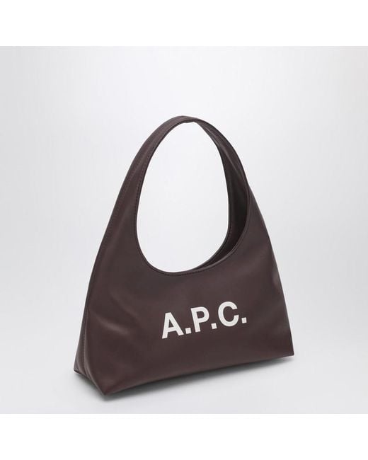 A.P.C. Purple Braune Baby Ninon Tasche