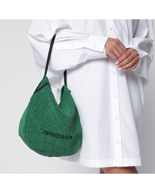 J.W. Anderson Green Small Bulb Beaded Bag