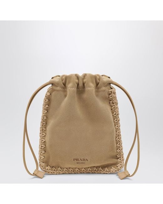 Porta Smartphone di Prada in Natural