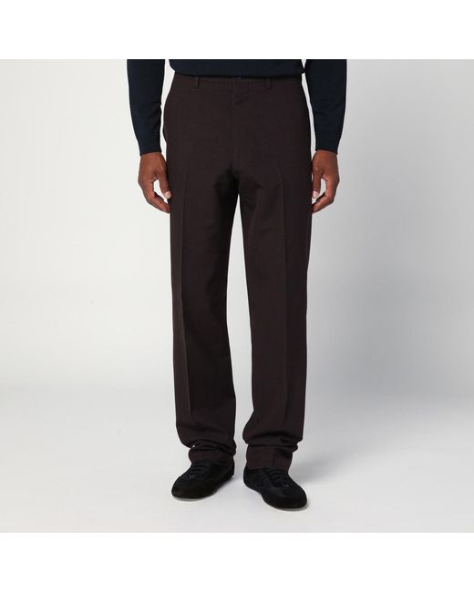 Prada Black Wool Trousers for men