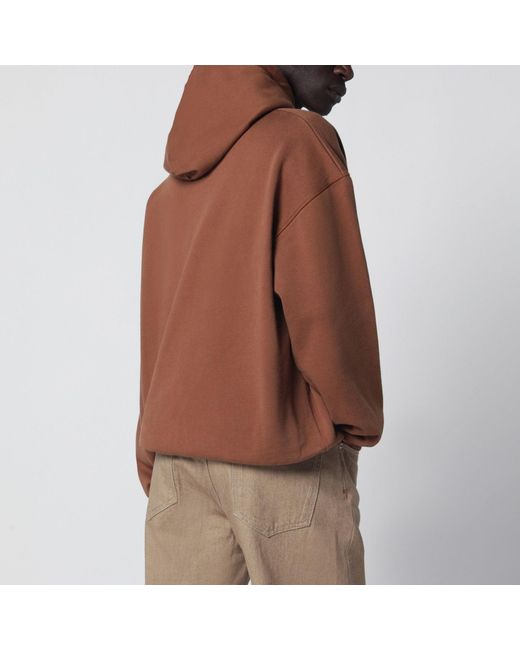 DSquared² Brown Relaxedfit Sweatshirt With Logo for men