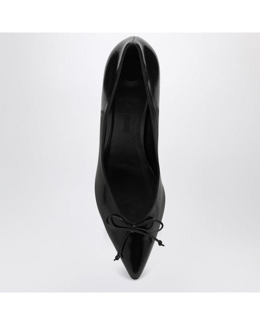 Jacquemus Black Tourni Pumps Leather