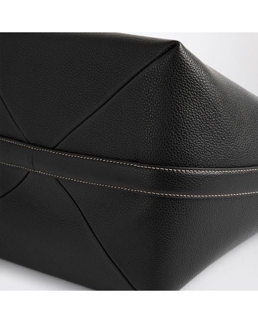 Totême Black Medium Tote Bag