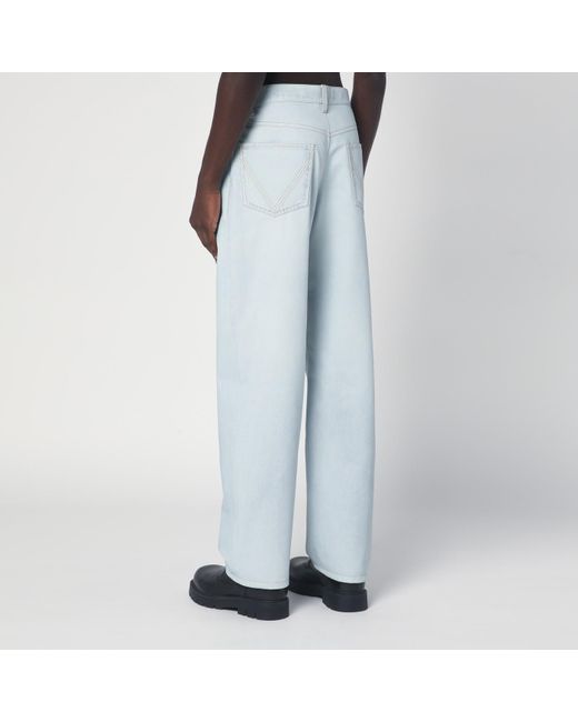 Bottega Veneta Blue Light Straight Leg Jeans for men