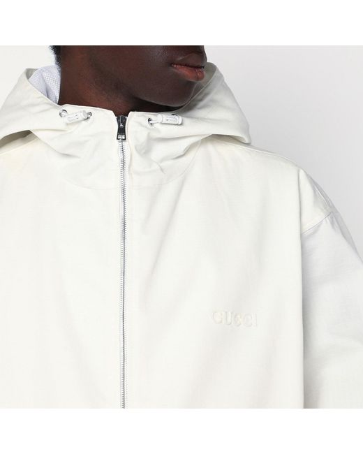 Gucci White Web Jacket for men