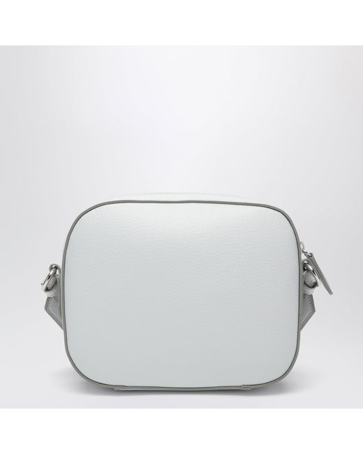 Stella McCartney Gray Pearl Camera Bag With Logo And Shoulder Strap