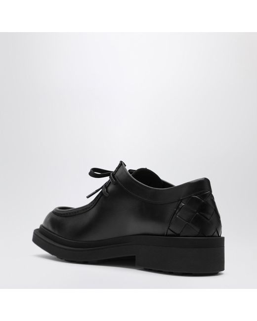 Bottega Veneta Black Ben Lace-Up Shoes for men