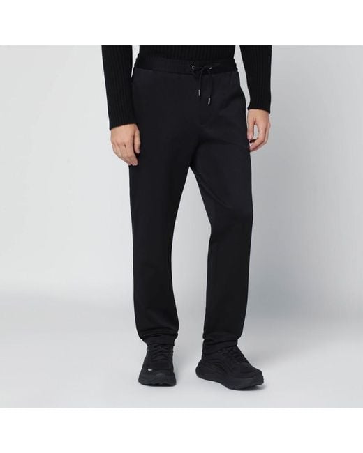 Moncler Black Jogging Trousers for men