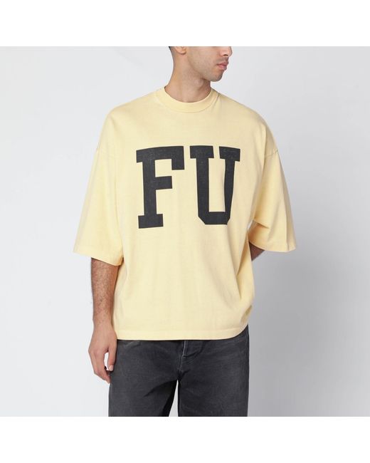 Fear Of God Natural Oversized Fu T-Shirt for men