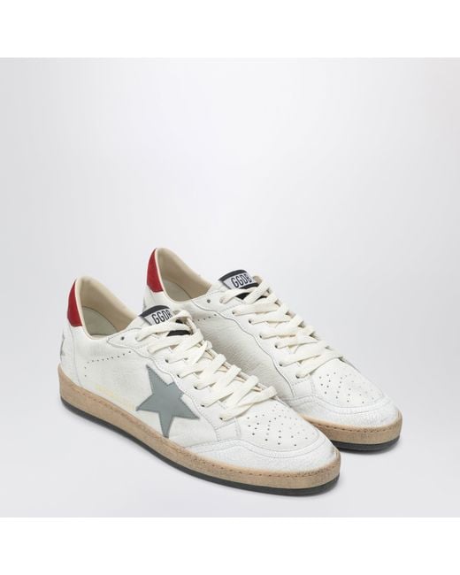 Golden Goose Deluxe Brand White Ballstar Sneakers for men