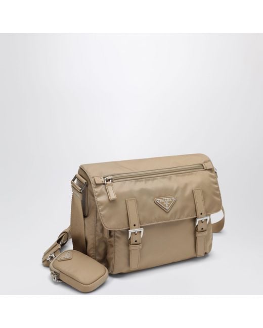 Prada Natural Medium Crossbody Bag
