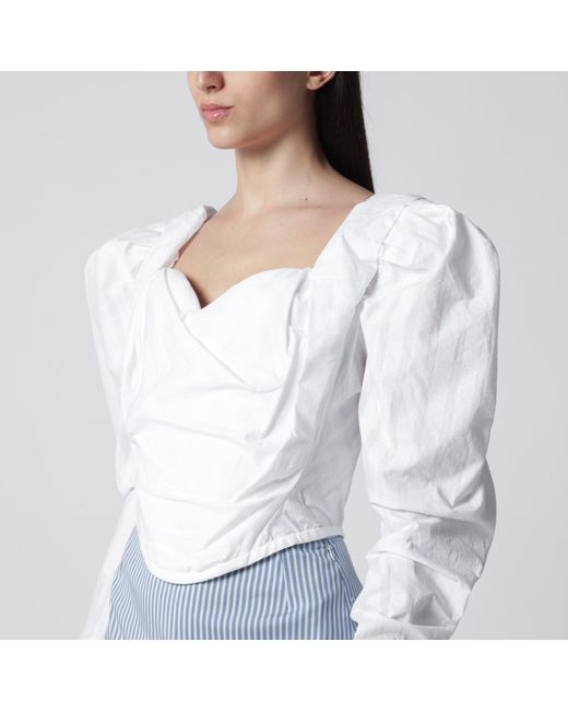 Vivienne Westwood Gray Sunday Corset Top