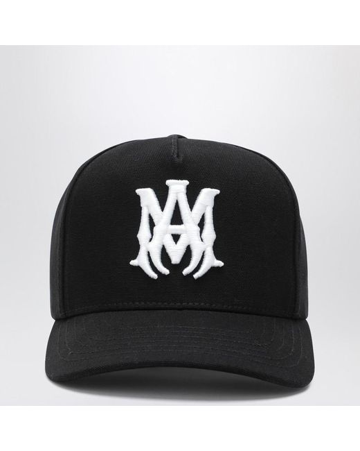 Cappello da baseball con logo di Amiri in Black