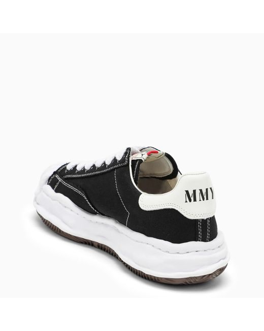 Maison Mihara Yasuhiro Black Canvas Blakey Low-top Sneakers for men