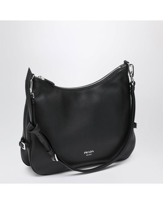Borsa Fold Large di Prada in Black
