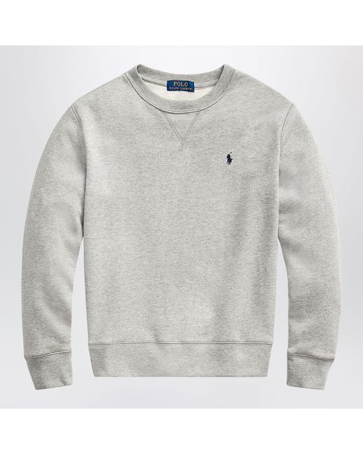 Polo Ralph Lauren Gray Cotton-Blend Sweatshirt