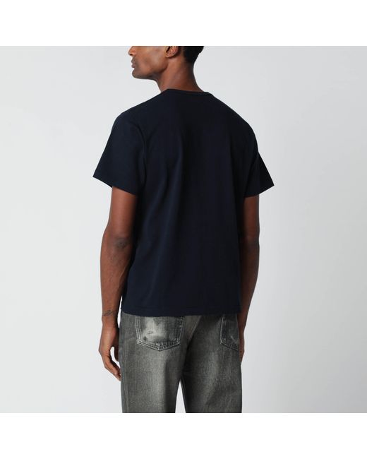 J.W. Anderson Black T-Shirt With Embroidered Logo for men