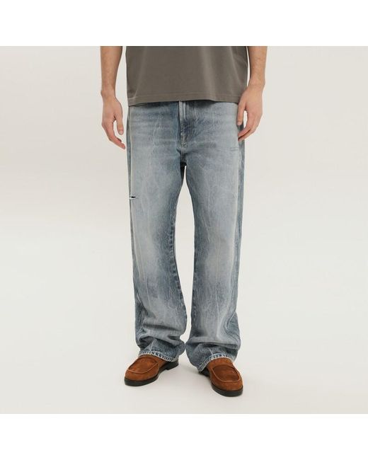 Pantaloni rhodesian in denim stone di 1989 STUDIO in Gray da Uomo