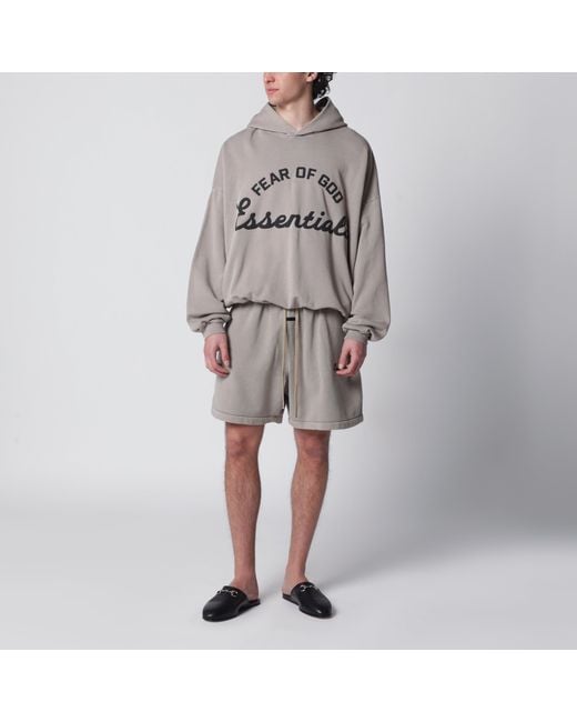 Fear Of God Gray Training 90S Faded Seal Cotton Fleece Sweatshirt for men