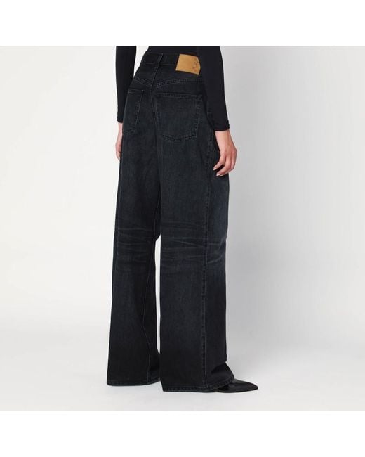Jeans ampio candy in denim di Haikure in Black