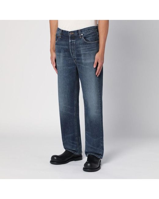 Jeans slavato in denim rigenerato di Agolde in Blue da Uomo