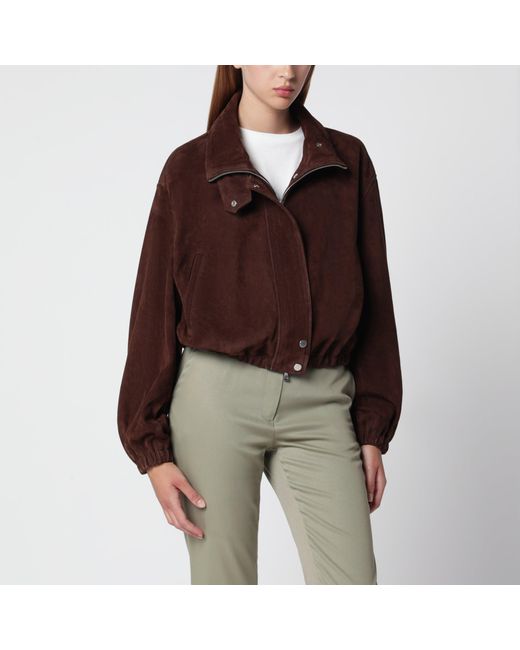 Nour Hammour Red Pia Bomber Jacket