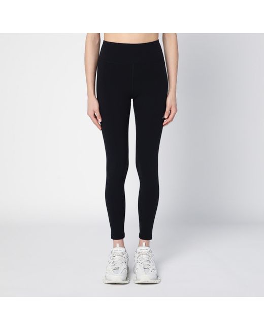 Balenciaga Blue Activewear leggings In Matt Nylon Blend