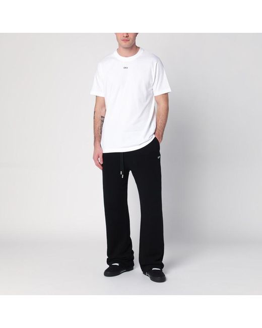 Off-White c/o Virgil Abloh Black Jogging Trousers With Off Logo for men