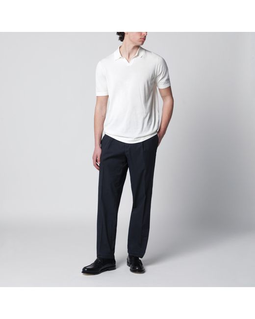 Santaniello Blue Trousers for men