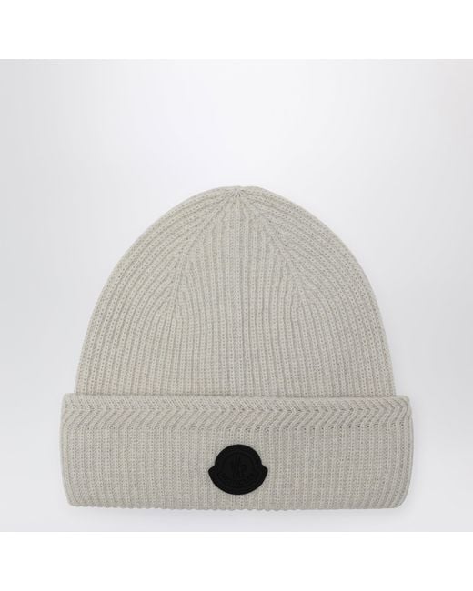 Moncler Gray Beanie for men