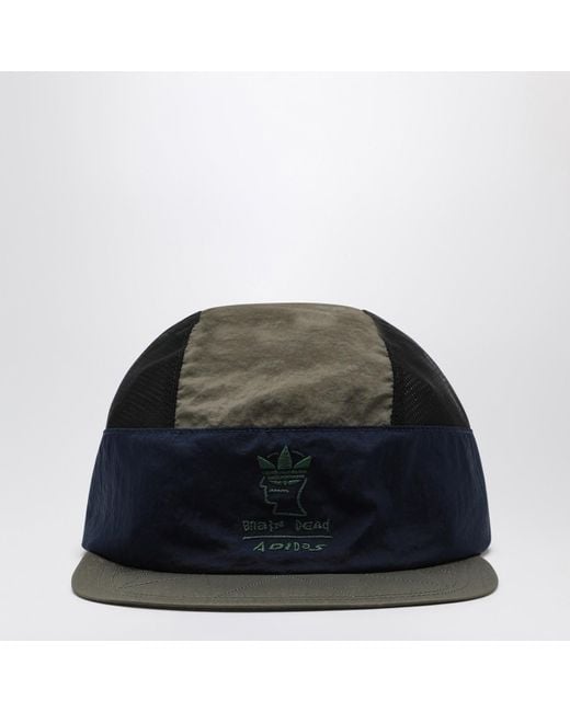 adidas x Brain Dead /blue/green Baseball Cap With Logo for men