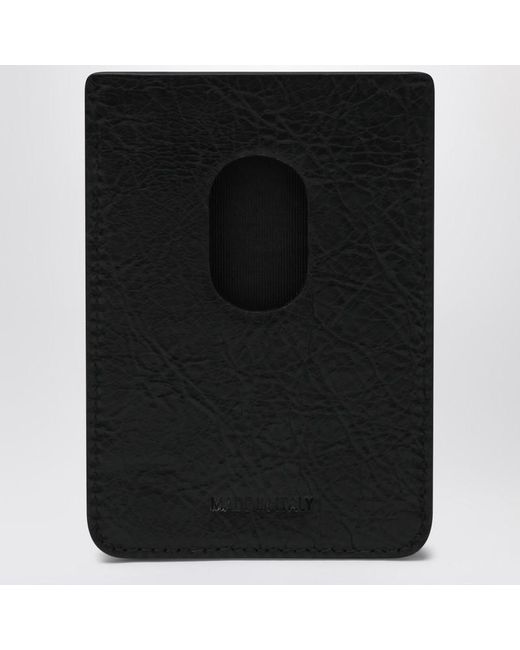Portacarte verticale con stampa logo di Balenciaga in Black da Uomo
