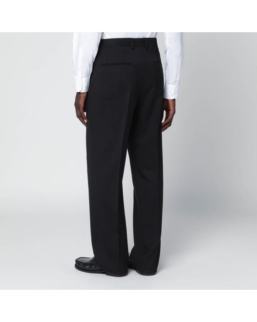 Tagliatore Black Doublebreasted Suit for men