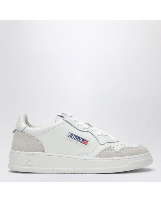Autry White Medalist Low Sneakers for men