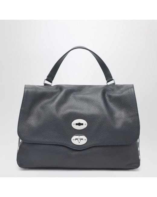 Zanellato Black Postina Medium Bag