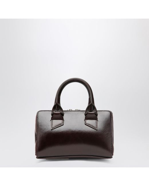 The Attico Brown Military Mini Friday Bag