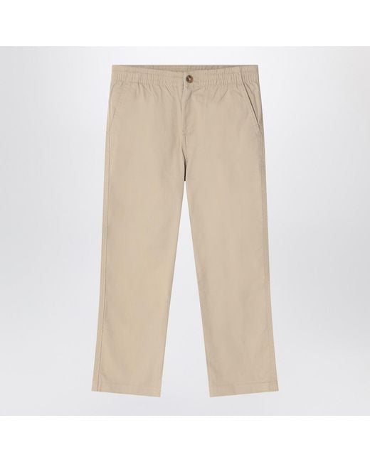 Polo Ralph Lauren Natural Khaki Cotton Trousers for men