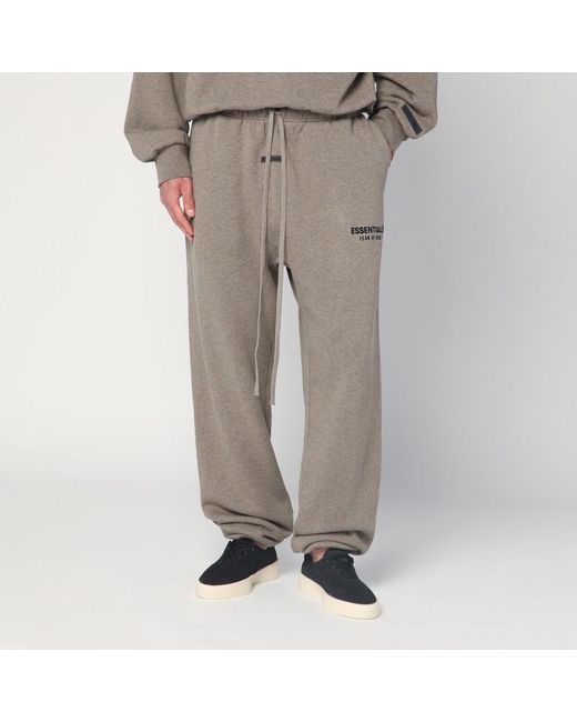 Pantaloni jogging grigi con logo di Fear Of God in Gray da Uomo