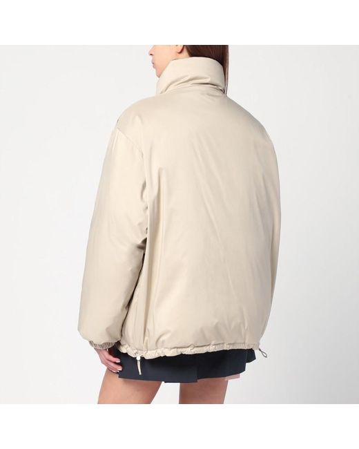Miu Miu Natural Wendbare Daunenjacke
