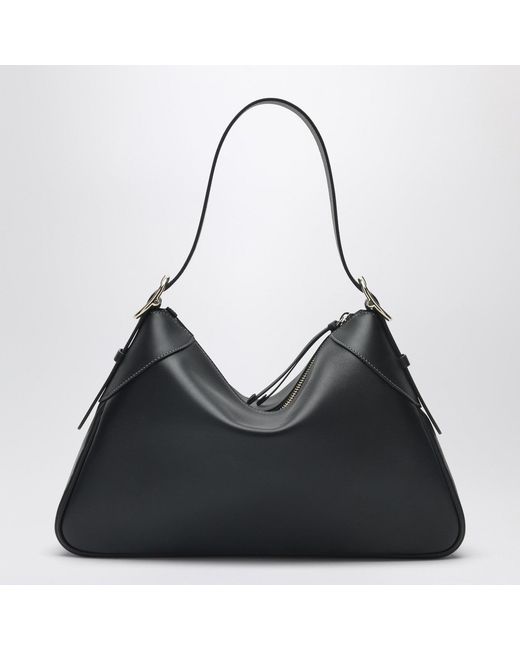 Gucci Black Gg Emblem Large Shoulder Bag