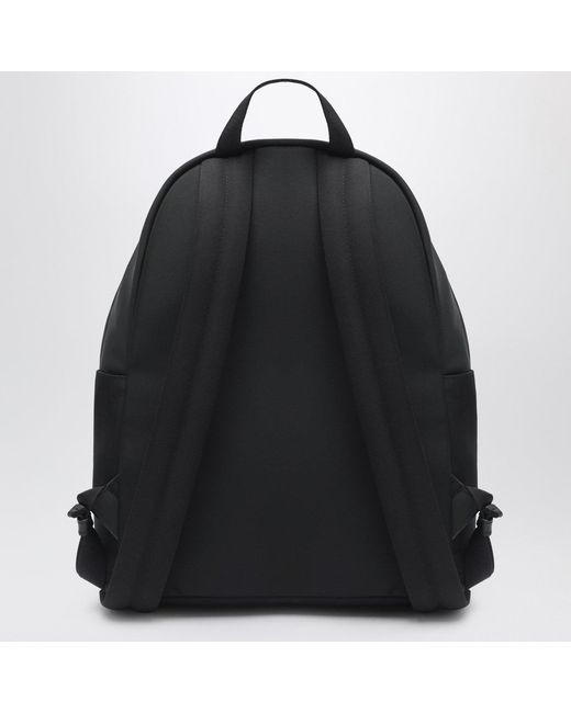 Moncler New Pierrick Backpack With Metal Logo in Black for Men