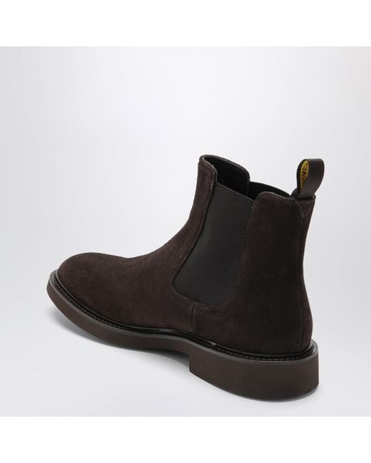 Doucal's Brown Suede Ankle Boots for men