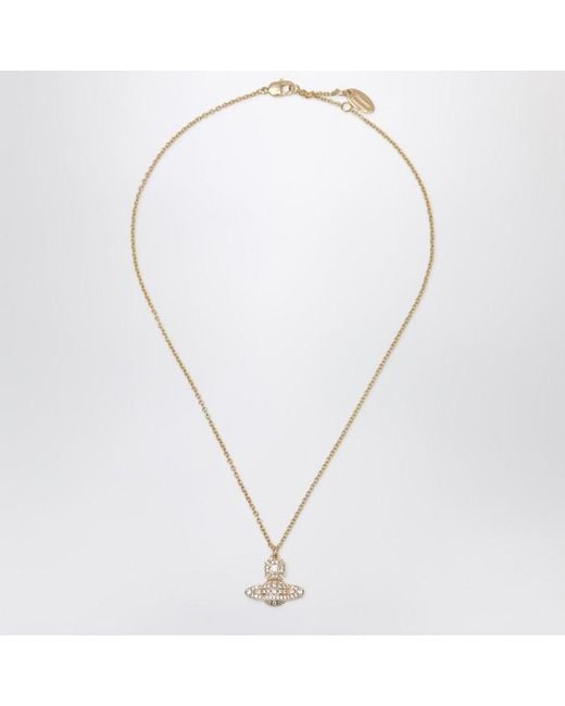 Collier Pendentif Orb Doré Avec Cristaux Vivienne Westwood en coloris Metallic