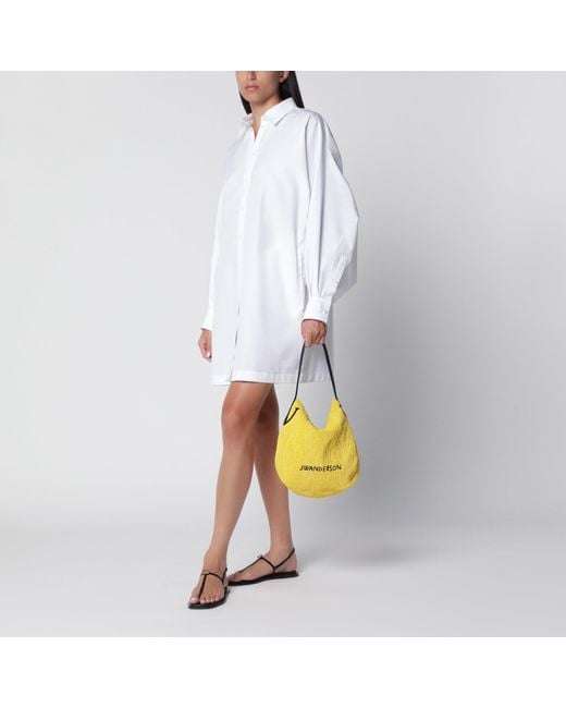 J.W. Anderson Yellow Small Bulb Beaded Bag