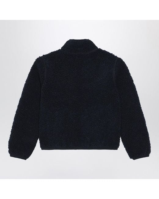 K-Way Black Pascal Reversible Sherpa Jacket