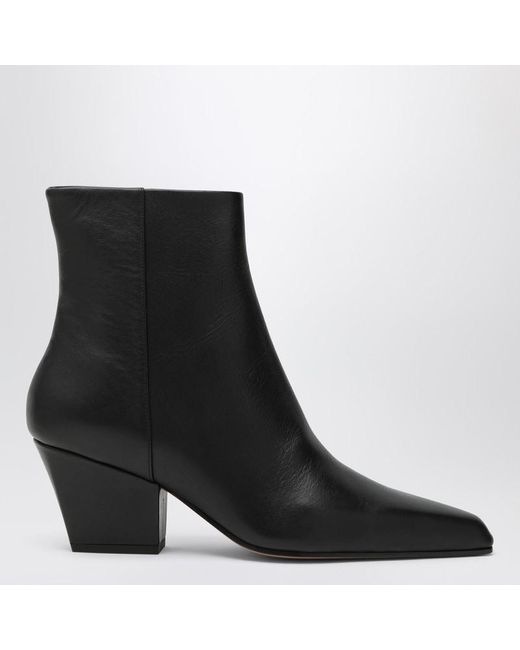 Stivaletto jane in pelle di Paris Texas in Black