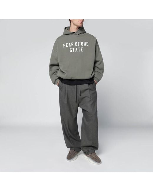Fear Of God Moosgrüner 90's Kapuzenpullover in Gray für Herren