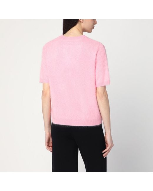 Soft Goat Pink Brushed Cashmere Sweater